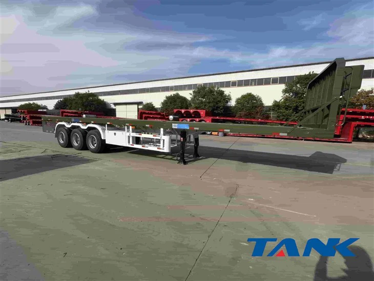 20/40 ft Flatbed Container Semi Trailer